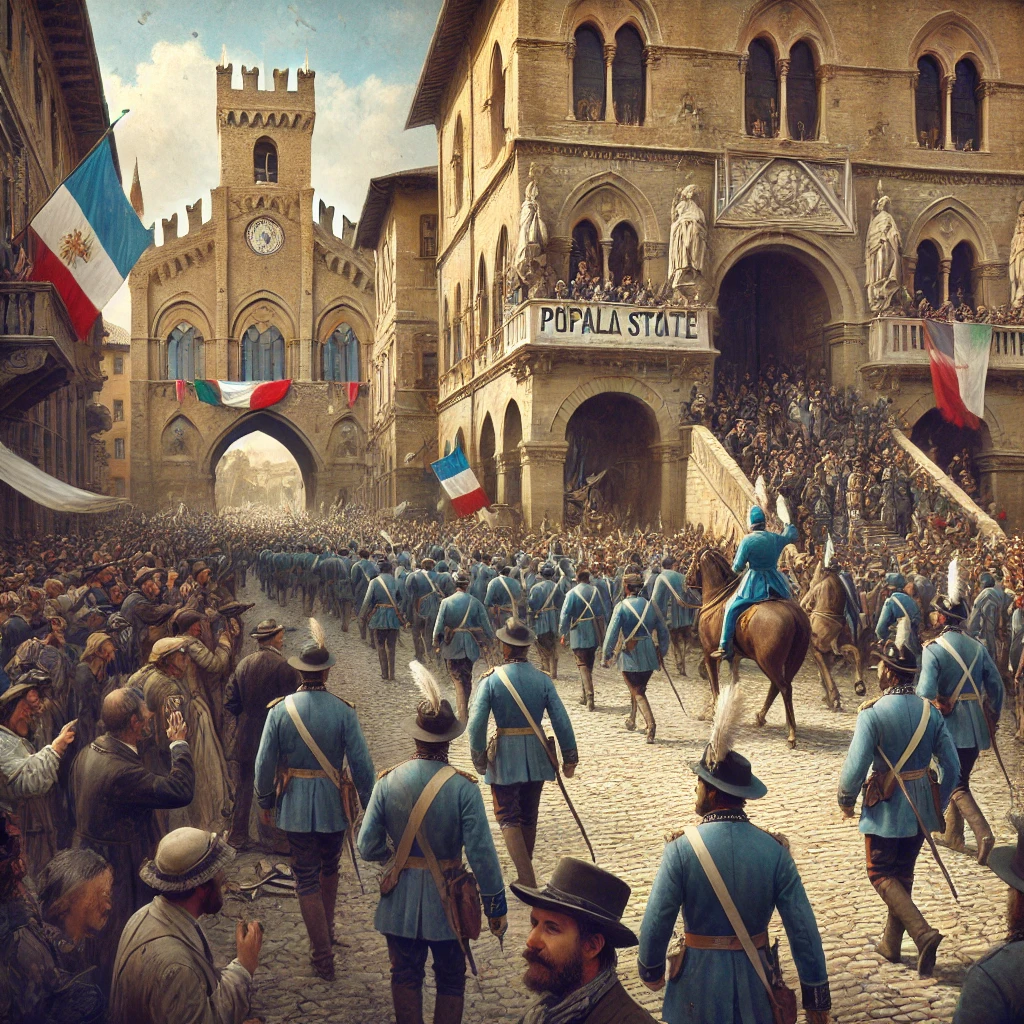 12 giugno 1859 - Bologna viene occupata dalle truppe Piemontesi.