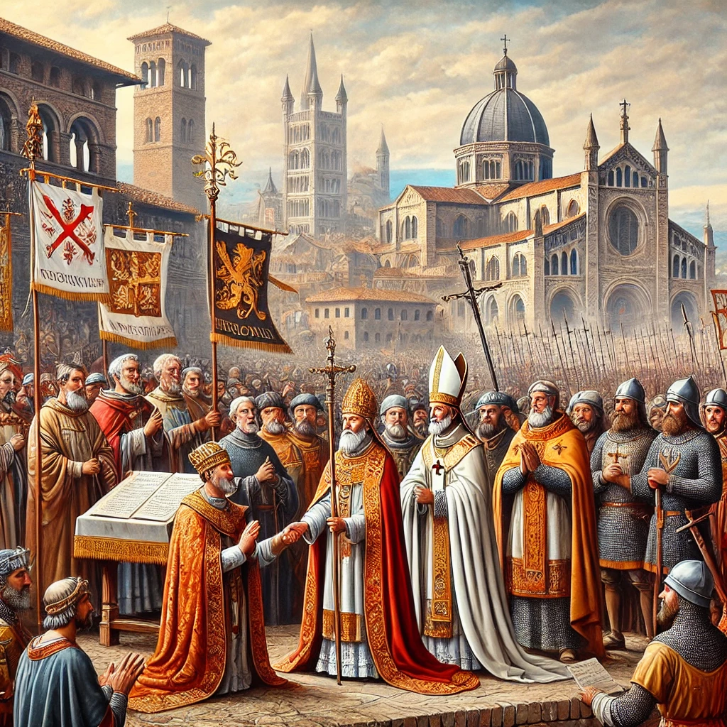 Anno 875 d.C. - Bononia si schiera col Papa
