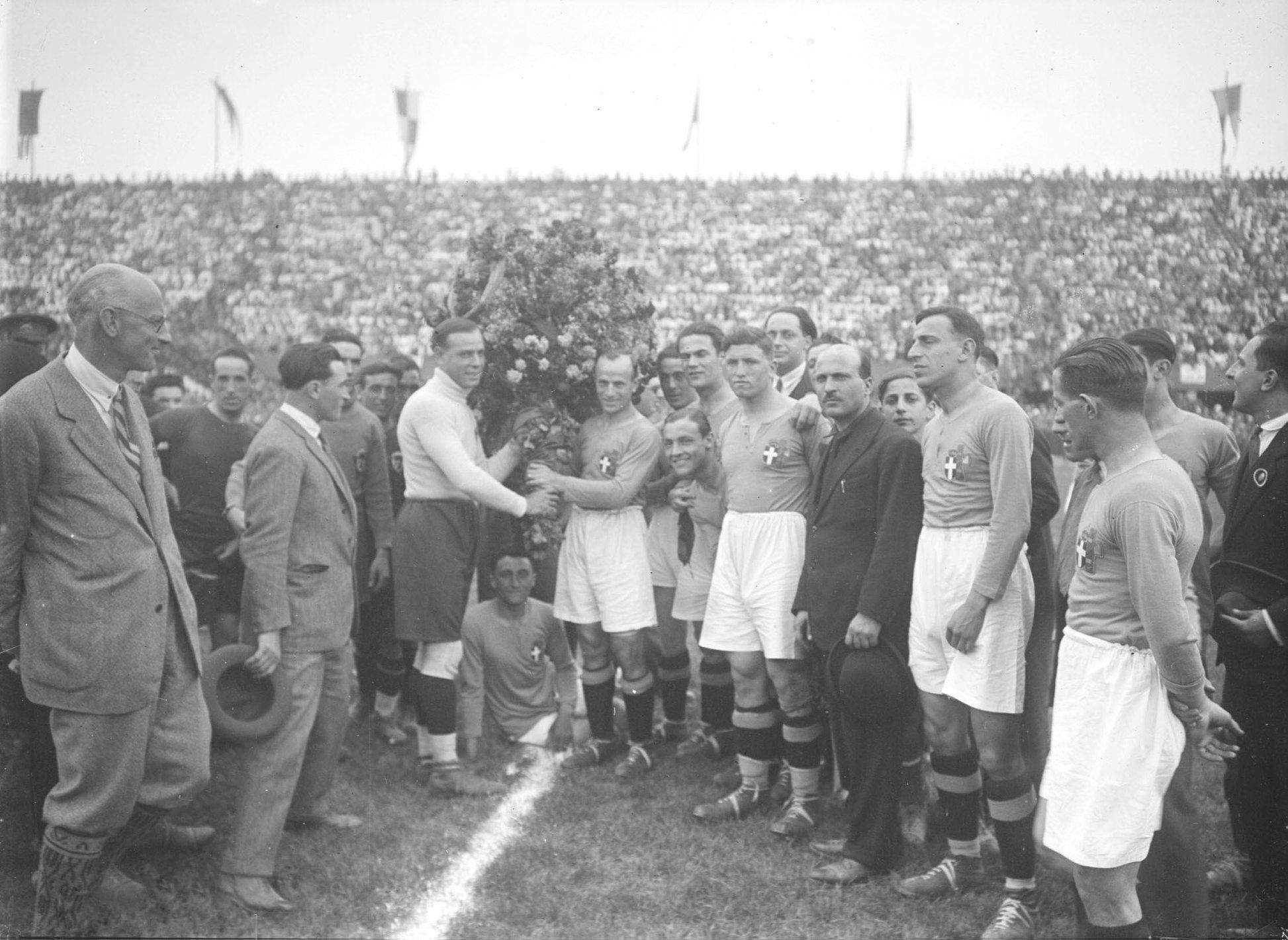 29 maggio 1927 - Partita internazionale al nuovo Stadio Littoriale