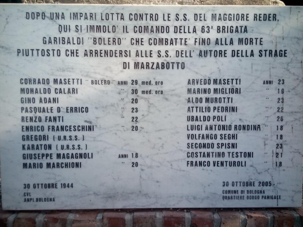30 ottobre 1944 - la Battaglia di Casteldebole