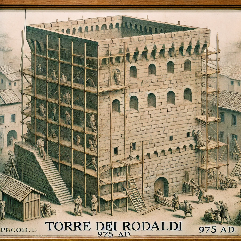 Anno 975 d.C. Viene costruita la Torre dei Rodaldi
